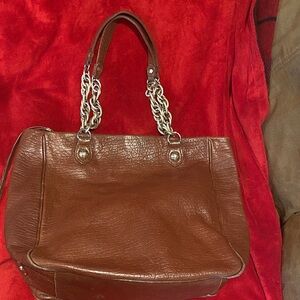 Stylish Brown Leather Shoulder Bag